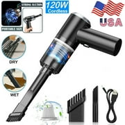 Upgrade Portable Mini Car Vacuum Cleaner,Wireless Handheld Vacuum,Powerful Rechargeable Cordless Hand Vacuum Cleaner for Car/Desk Home and Office